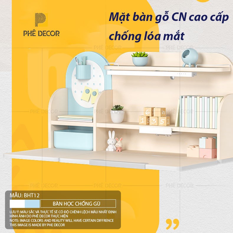 BÀN HỌC BELLE CHO BÉ - BHT12 - 120cm