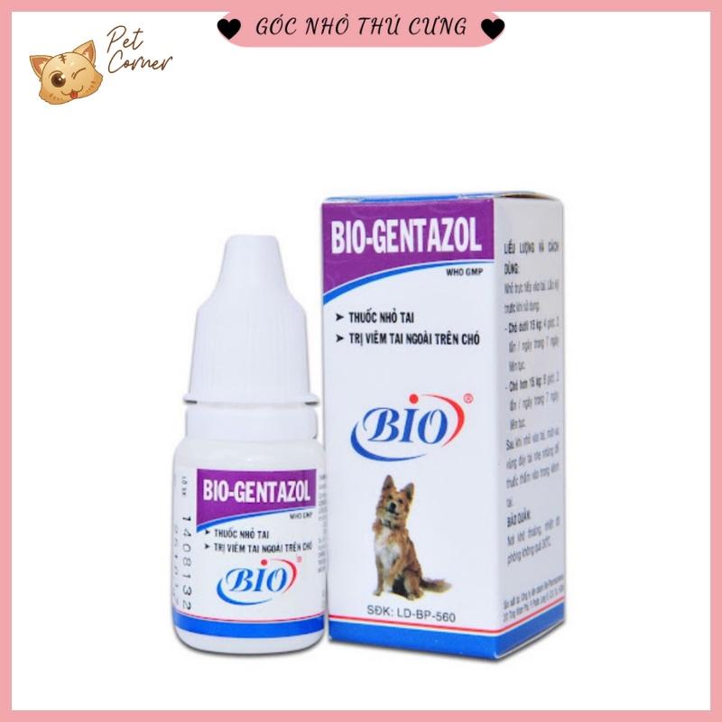 Lọ nhỏ tai Bio-Gentazol cho chó mèo 10ml