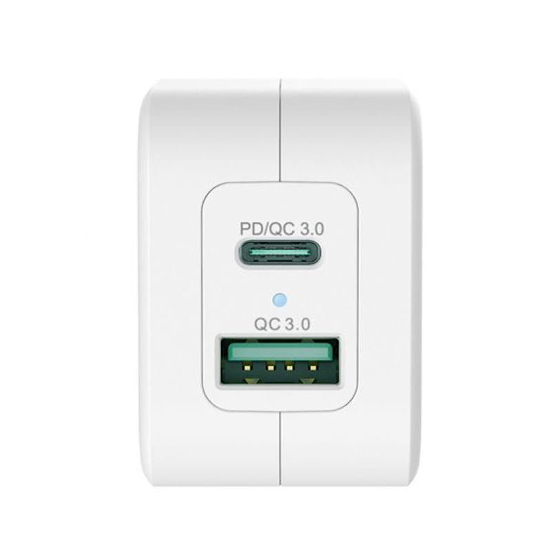  Sạc nhanh Innostyle Minigo Pro III Dual PD/QC 3.0 20W - IC20-2PDWHI - Hàng chính hãng