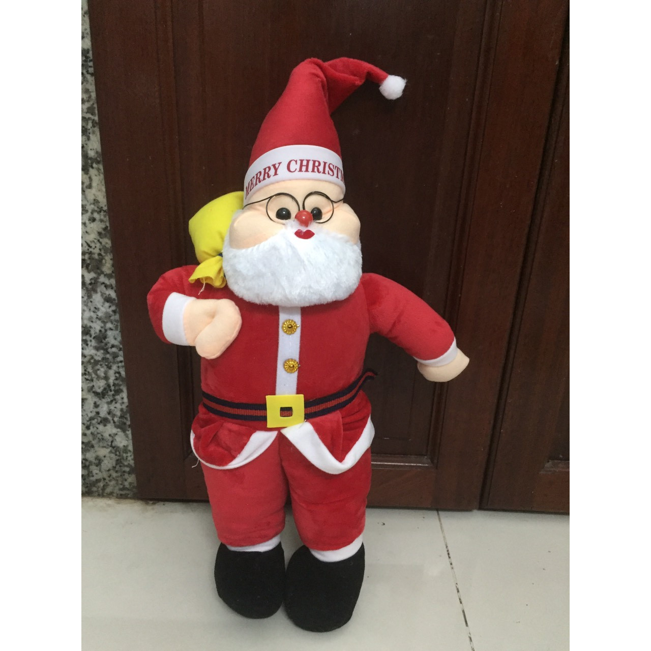 ông già noel nhồi bông 50cm