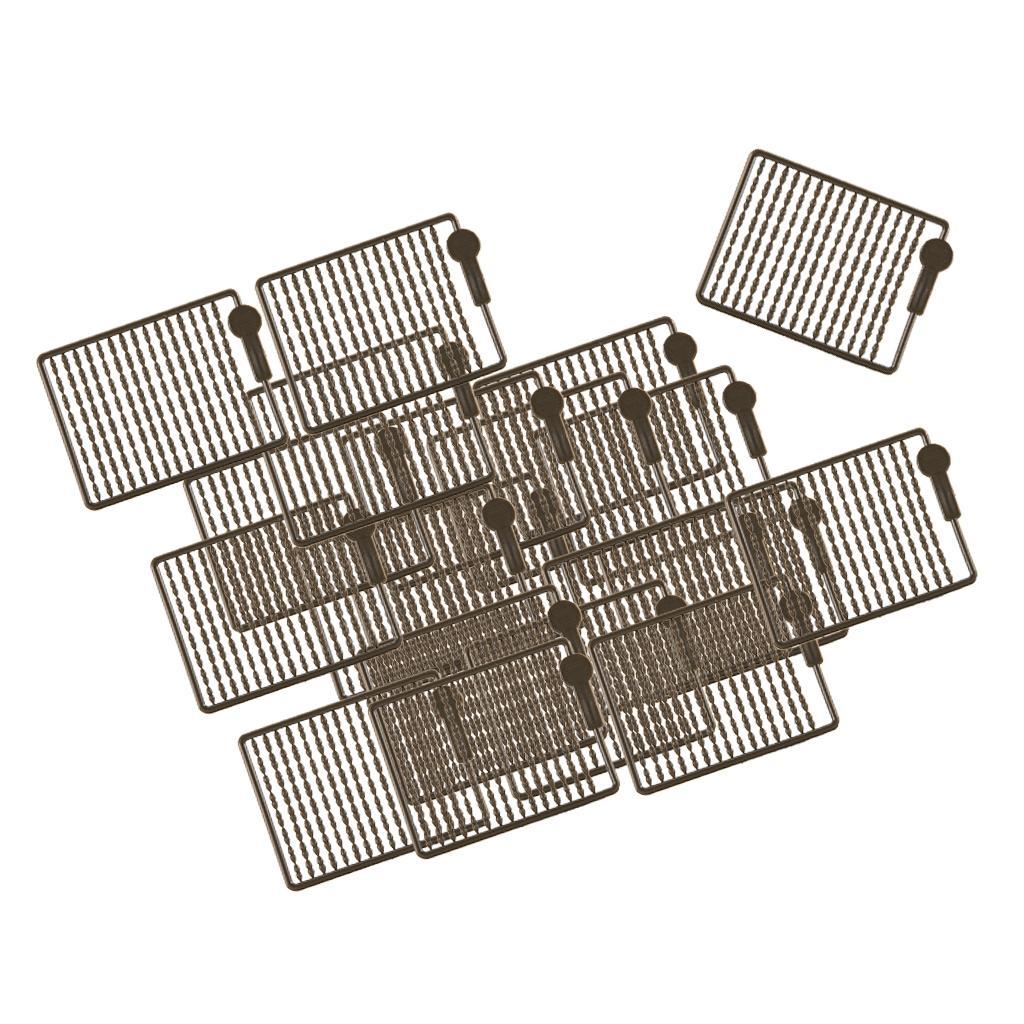 20 Cards 2400Pcs Carp Fishing Hair Rig Boilie  Dumbell Stops Stoppers