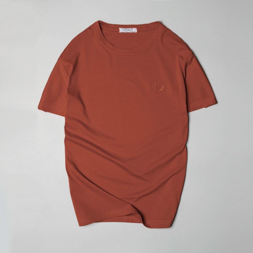 Áo Thun Nam Cổ Tròn vải Cotton co giãn dày dặn phông trơn basic tay ngắn nhiều màu THỜI TRANG NAM 1986