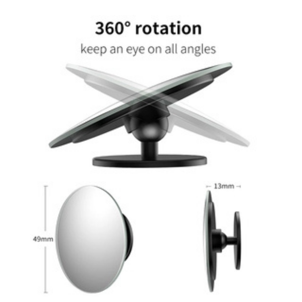 Gương cầu lồi ô tô 360 độ loại 1,Gương lồi ô tô giá rẻ,Gương cầu lồi mini cho kính lái ô tô