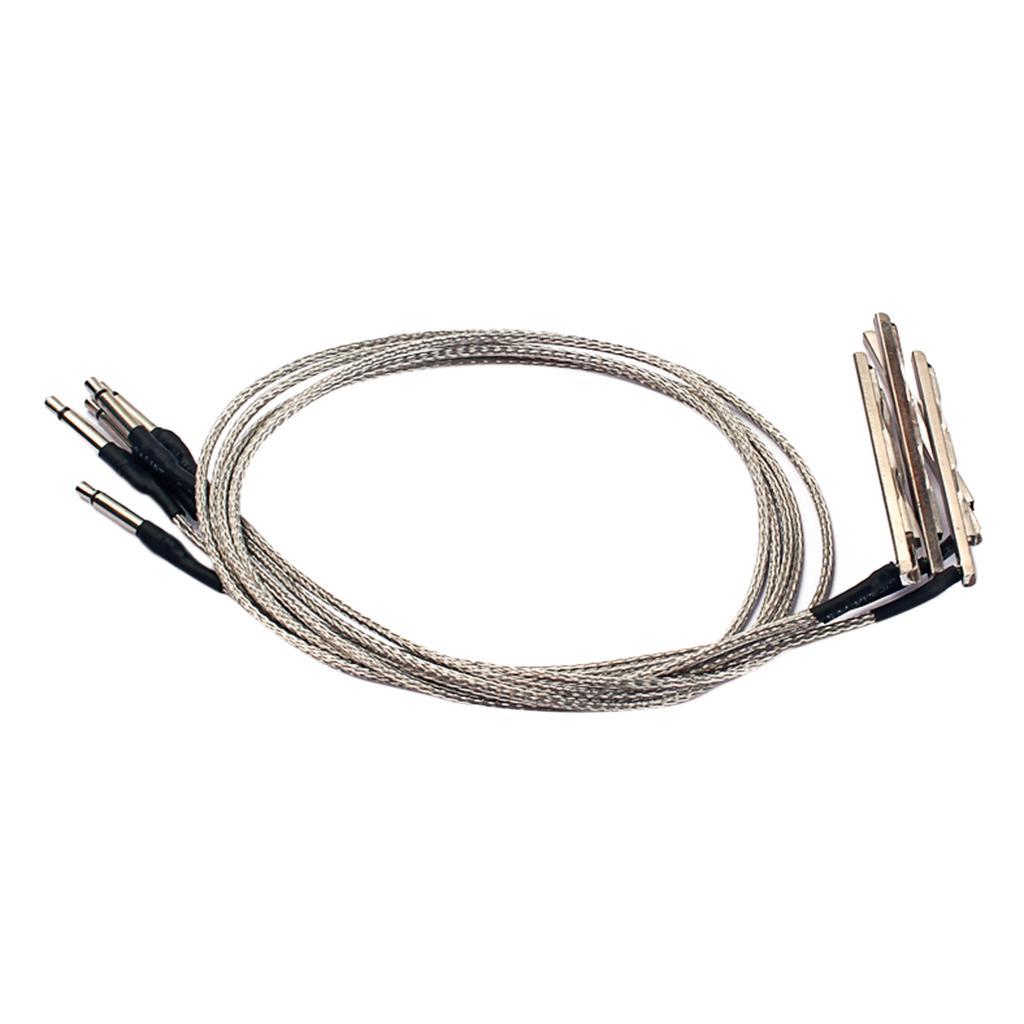 2-4pack 5 Pieces Pickup Piezo Cable for 3 String Cigar Box Acoustic Guitar Parts