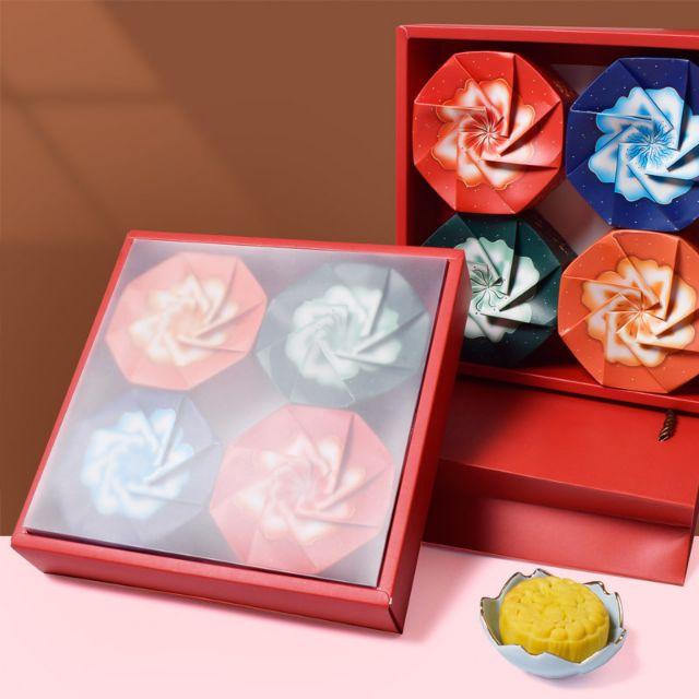 AUG14-Hộp đựng bánh quà tết, bánh trung thu 4C, kèm túi xách