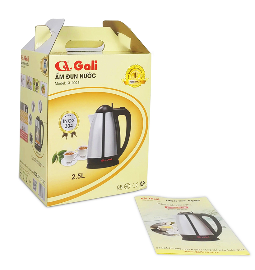 Ấm đun siêu tốc 2.5 lít Gali GL-0025 - Hàng chính hãng