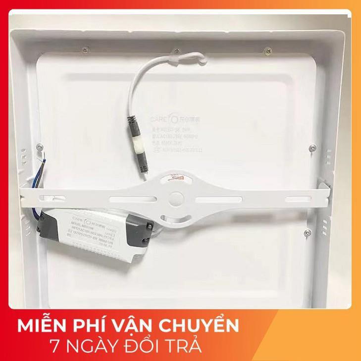 ĐÈN ỐP TRẦN NỔI, ĐÈN PANEL CHIẾU SÁNG 6W -24W TRÒN VUÔNG Trắng Vàng