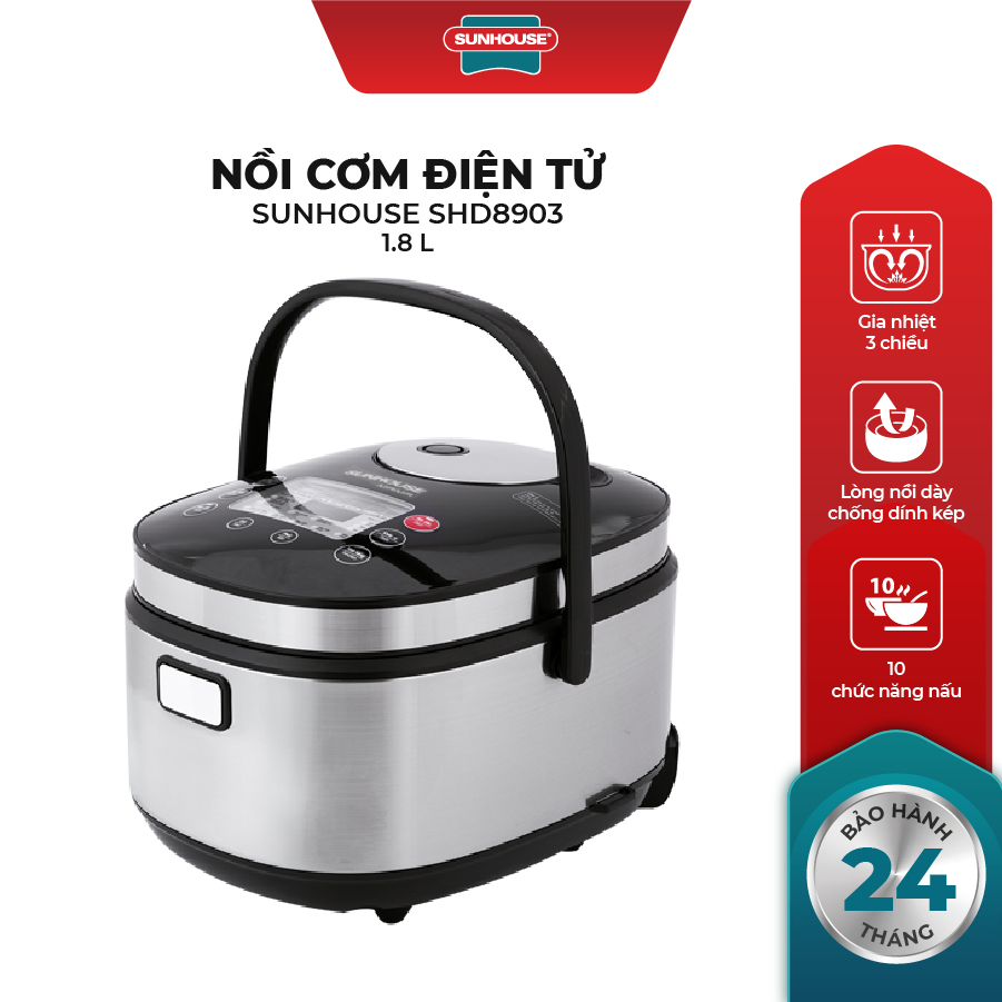 Nồi Cơm Điện Tử Sunhouse Mama SHD8903 - Hàng chính hãng