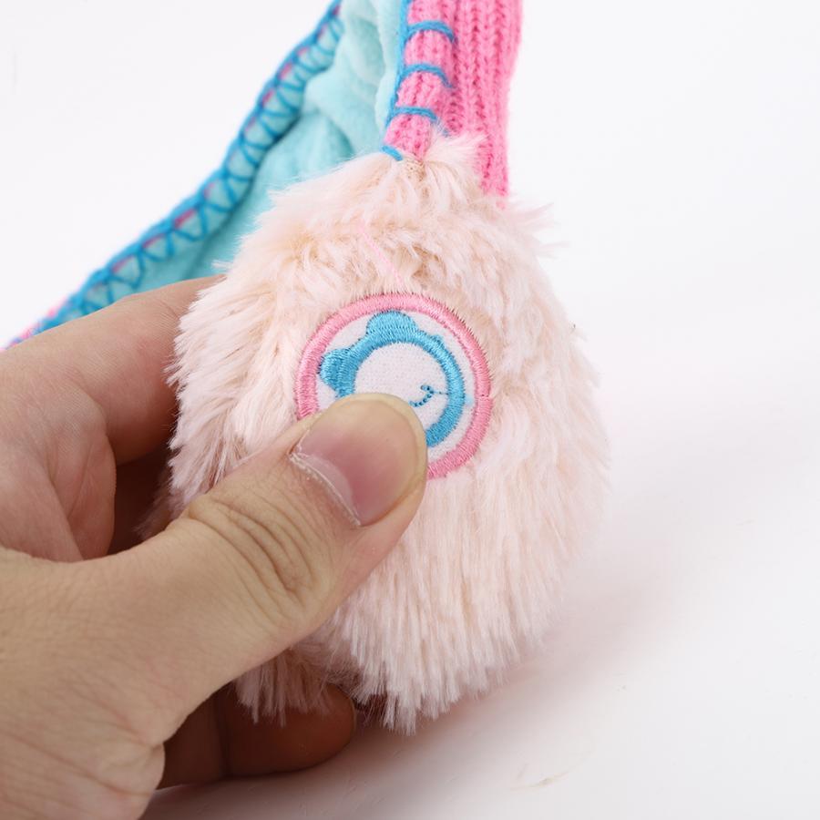 Dễ Thương Cho Bé Trẻ Em LEN MÙA ĐÔNG Đan Len Dễ Thương Nón Di Chuyển Tai Kể Chuyện Ngộ Nghĩnh Đồ Chơi Bộ Đội Cho Trẻ Em Bé