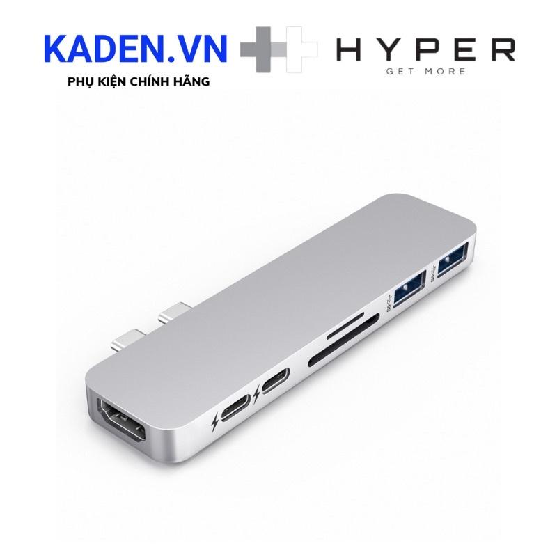 CỔNG CHUYỂN HYPERDRIVE DUO 7-IN-2 USB-C HUB FOR MACBOOK PRO/AIR - HÀNG NHẬP KHẨU