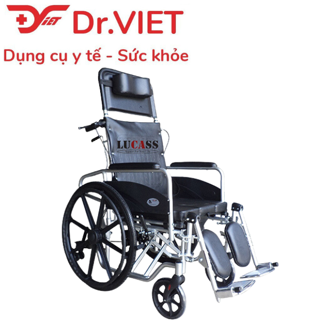 Xe lăn hợp kim nhôm đa năng bánh mâm Lucass X-7L  có gắn 2 vòng lăn 2 bên giúp người bệnh, người khuyết tật, người già,có thể tự di chuyển dễ dàng hoặc người nhà có thể đẩy xe bằng tay đẩy phía sau. Xe có thể xếp gọn lại.