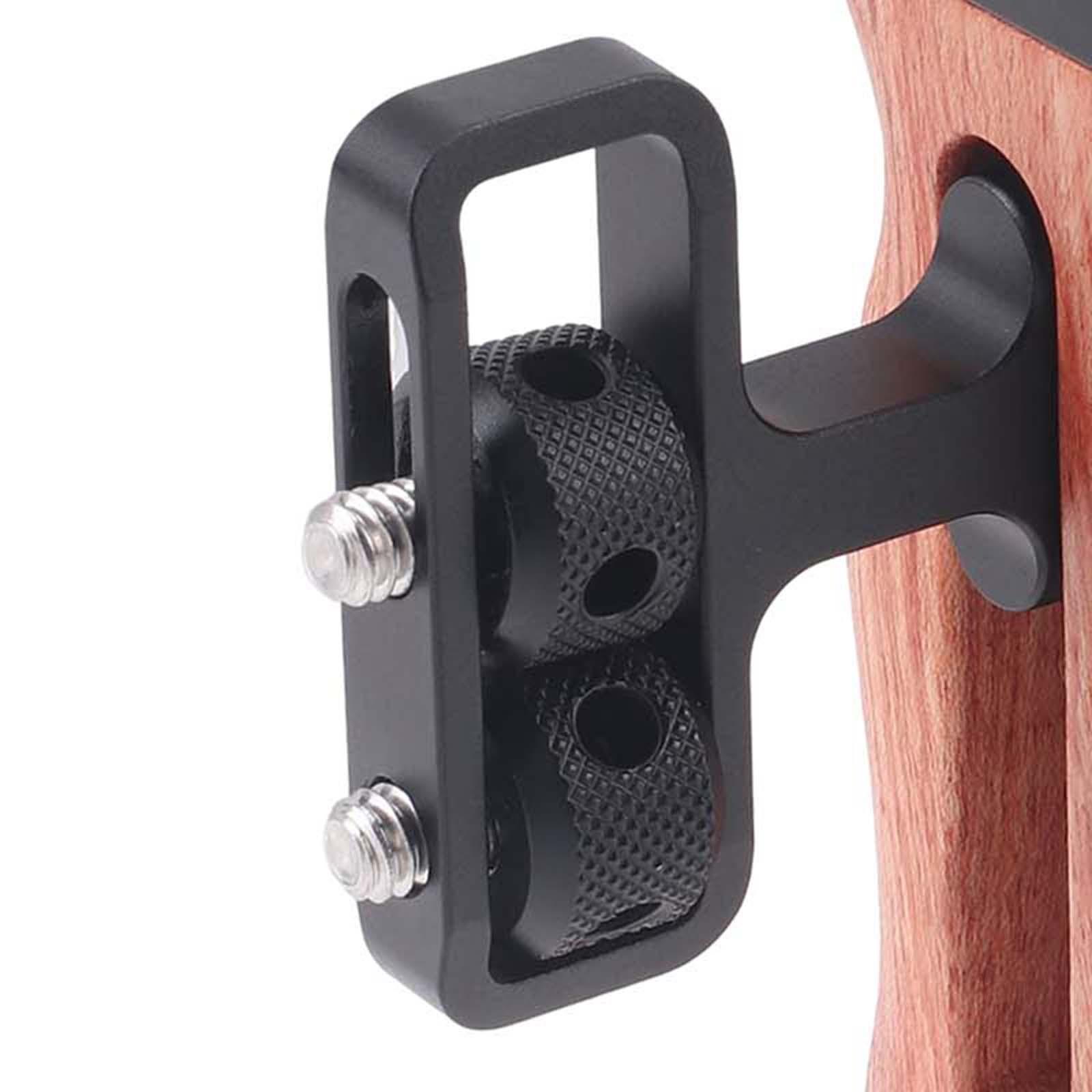 Side Wooden Handle Grip Universal Comfortable Lightweight for Digital Camera