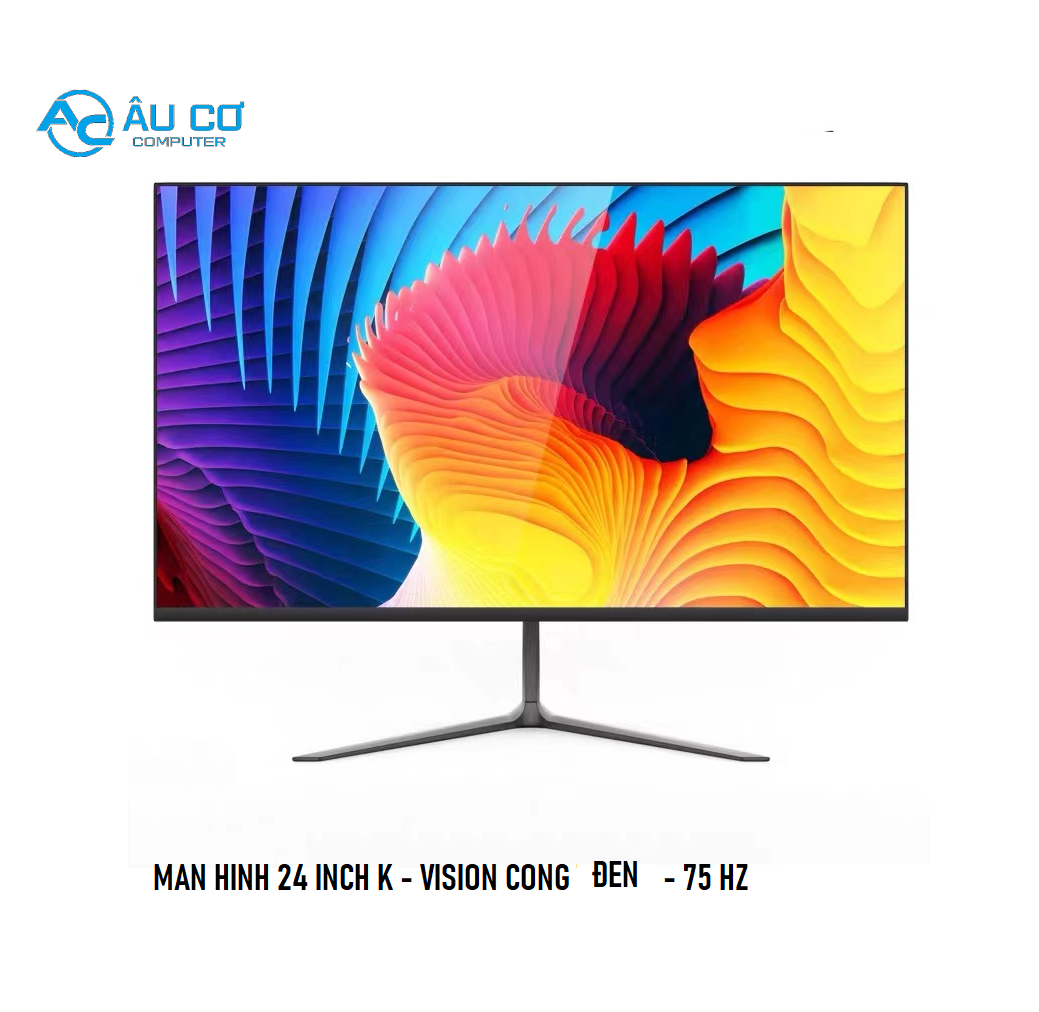 Màn hình K-vison 24 inch độ phân giải FUll HD 1920x1080 - Chống Lóa - Tần số 75Hz - Hàng Chính Hãng