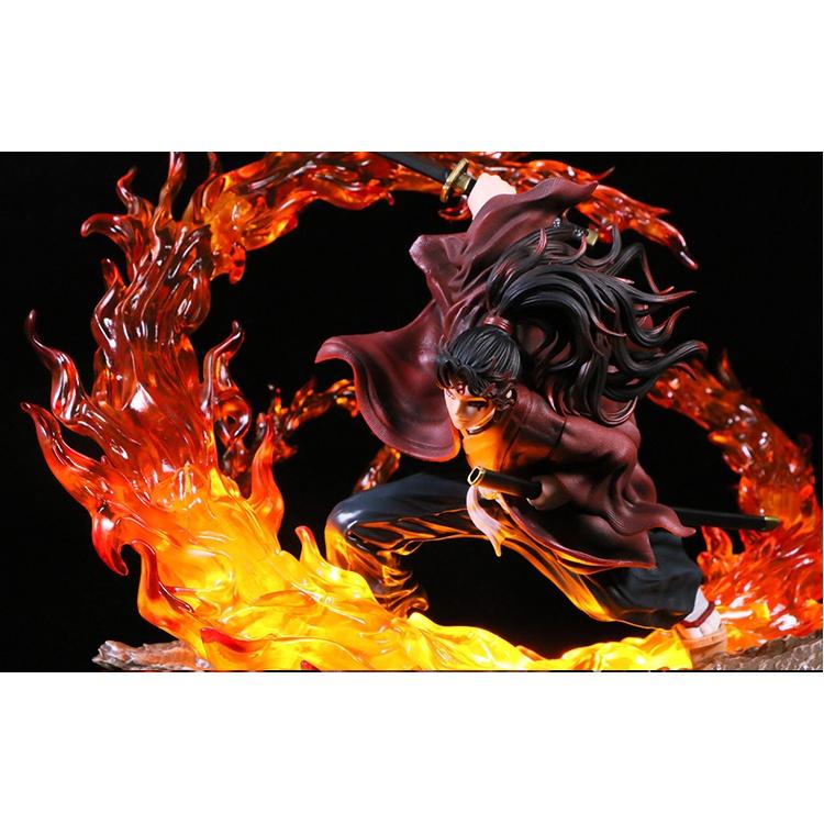 Mô hình Tsugikuni Yoriichi mặt trời 2.6kg 30cm Kimetsu no Yaiba diệt quỷ
