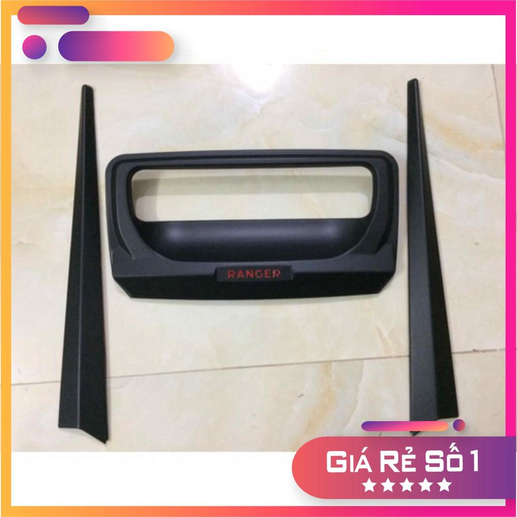 Ốp hõm cốp đen xe dành cho ford ranger 2013-2021