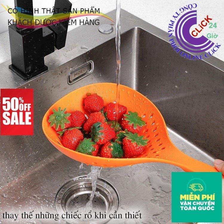 Combo 3 Vá Vớt Đồ Ăn Dạng Lưới Cỡ Siêu Lớn, Chịu Nhiệt - Hàng Cao Cấp