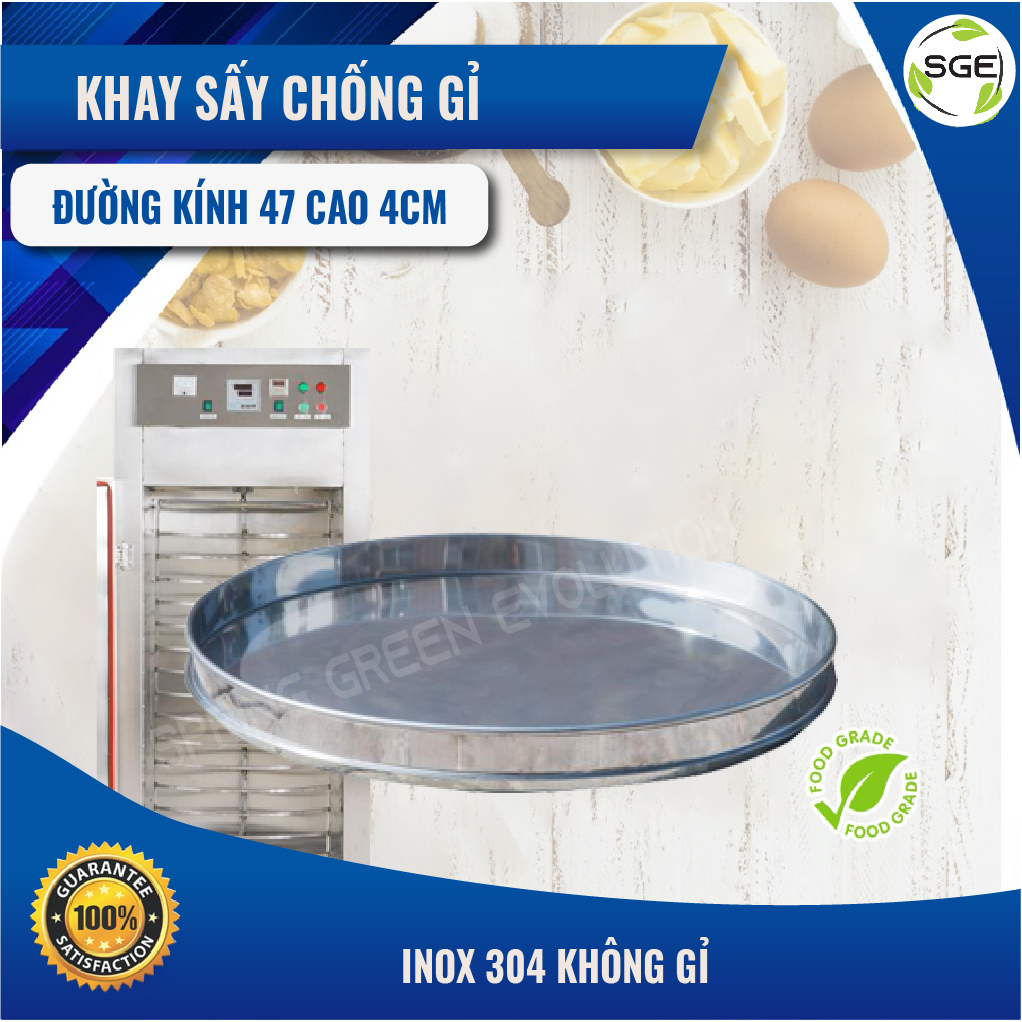 Khay Sấy Thực Phẩm Tròn GEC/ Khay Tròn Máy Sấy GEC. Chất Liệu Inox Cao Cấp, Lỗ Lưới Siêu Nhỏ Giúp Sấy Được Mọi Thực Phẩm- Hàng Nhập Khẩu Chính Hãng Thái Lan