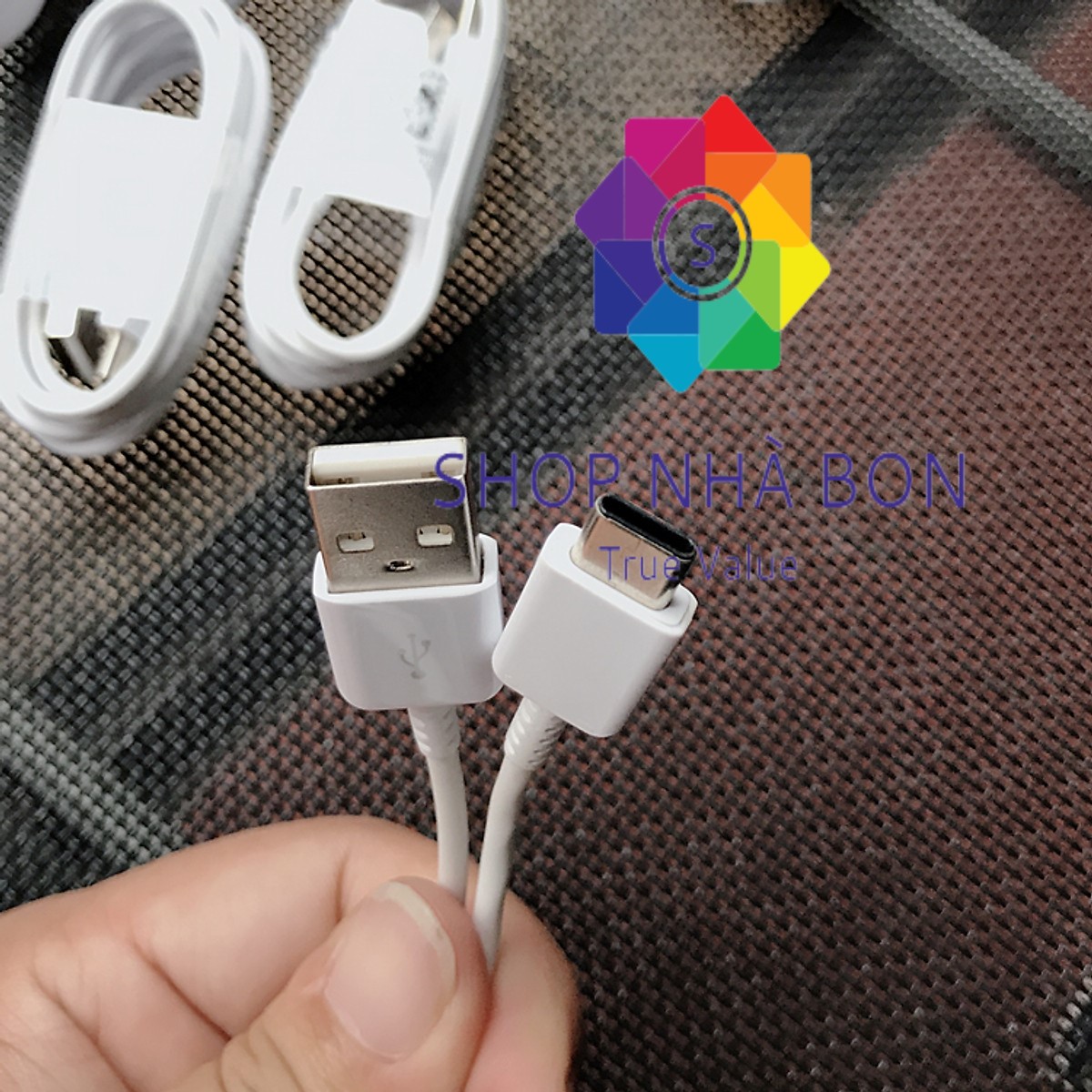 Hình ảnh Dây sạc USB Type C sạc nhanh Qualcomm Quick Charge cho dòng Samsung và các máy có cổng Type-C khác 