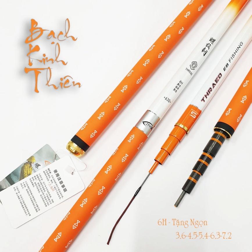 Cần câu tay cao cấp Bạch Kinh Thiên 6H 8H 10H siêu nhẹ carbon 8 lớp câu cá lớn săn hàng -