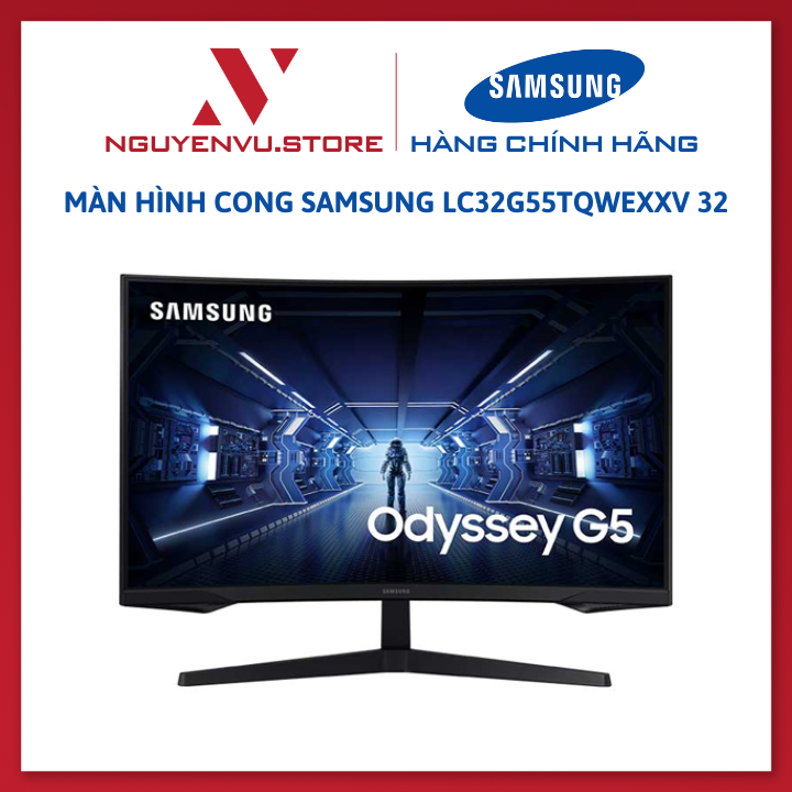 Màn hình máy tính Samsung LC32G55TQWEXXV 32″ (QHD/VA/144Hz/1ms) - Hàng Chính hãng