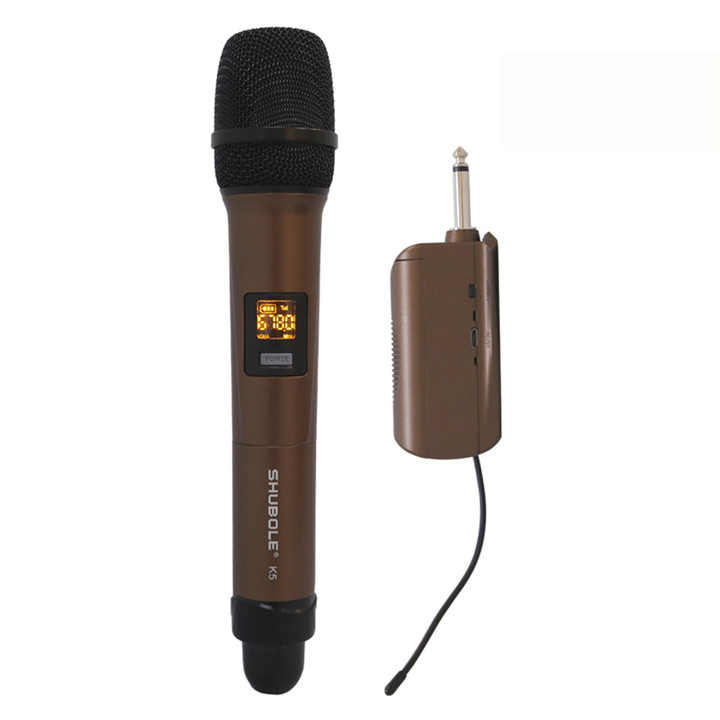 Micro Karaoke  Không Dây Shubole K5- Chuyên Dành Cho Loa Hoặc Âm Ly -Hang Nhập Khẩu