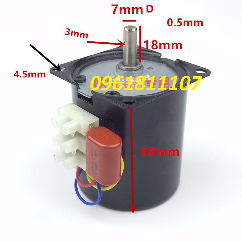 Mô tơ giảm tốc 220v 68KTYZ 28W