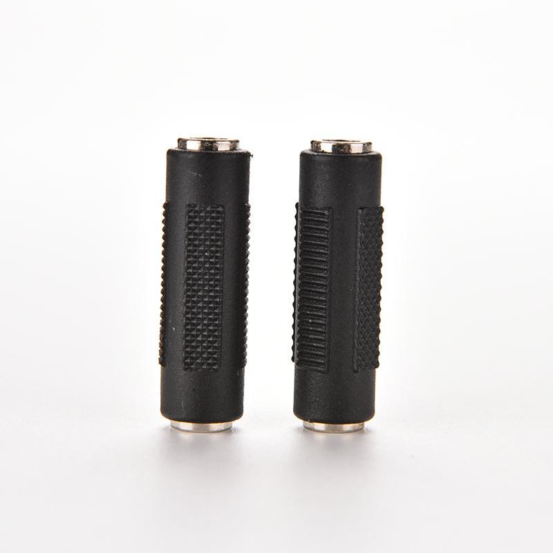 Kim loại Vàng Mini 3.5mm Nữ sang Nữ F/F Jack Stereo Âm Thanh Chuyển Đổi Kết Nối Bộ Chuyển Đổi Âm Thanh Khớp Nối Kết Nối Mạ