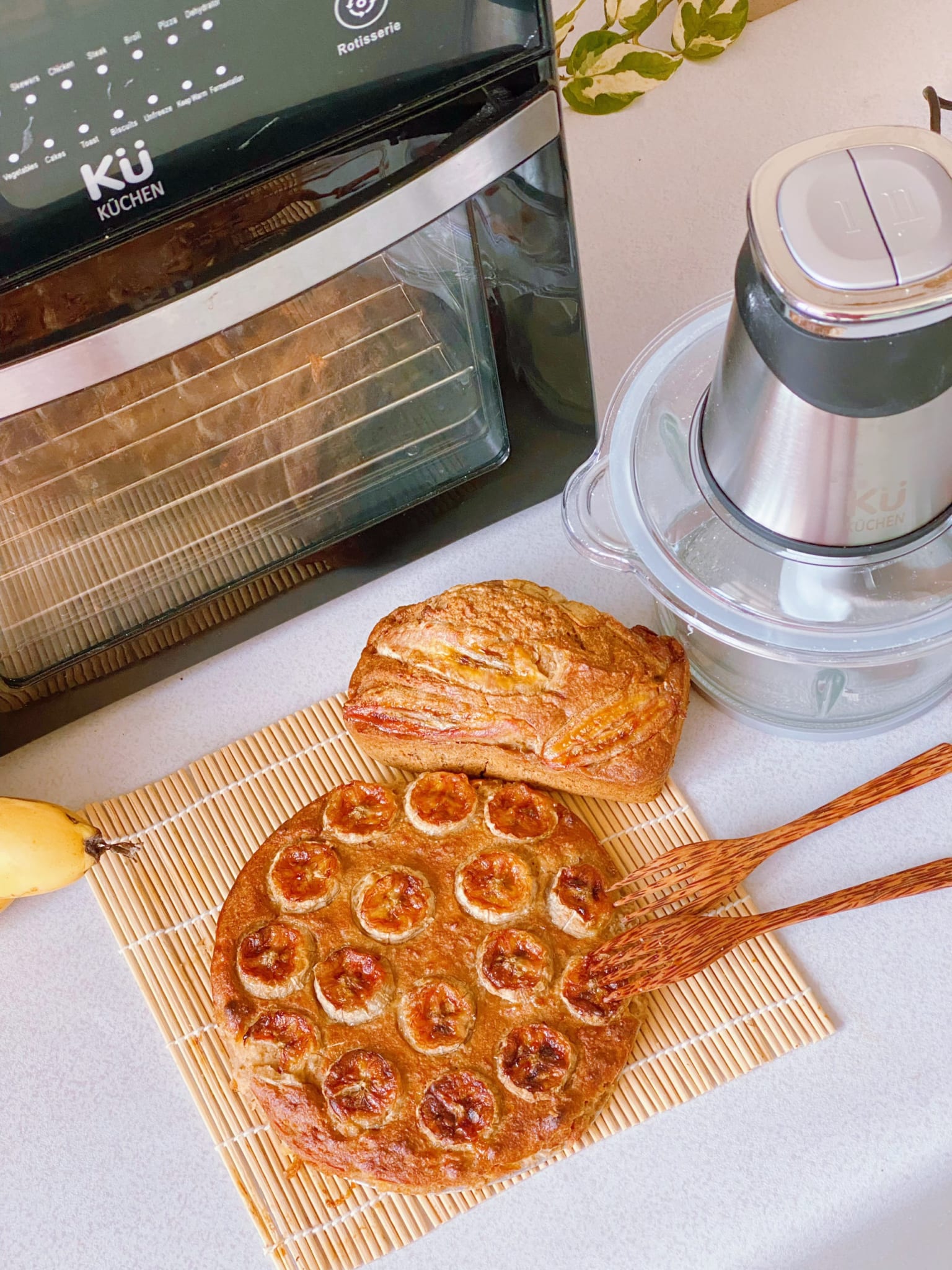 Nồi Chiên Không Dầu Kết Hợp Nồi Hấp - KUCHEN ĐỨC -  KU PCL2228 - 15 Lít - Hàng chính hãng.