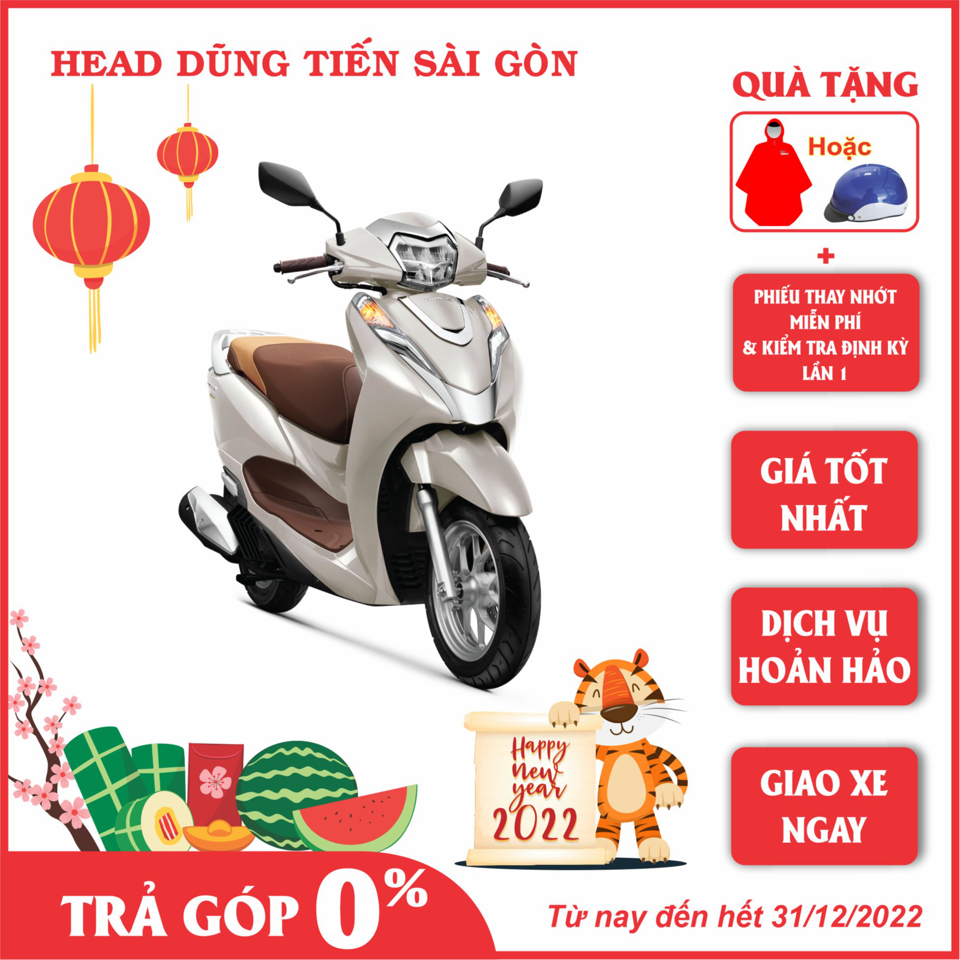 Xe Máy Honda LEAD Cao Cấp 2022- Xám