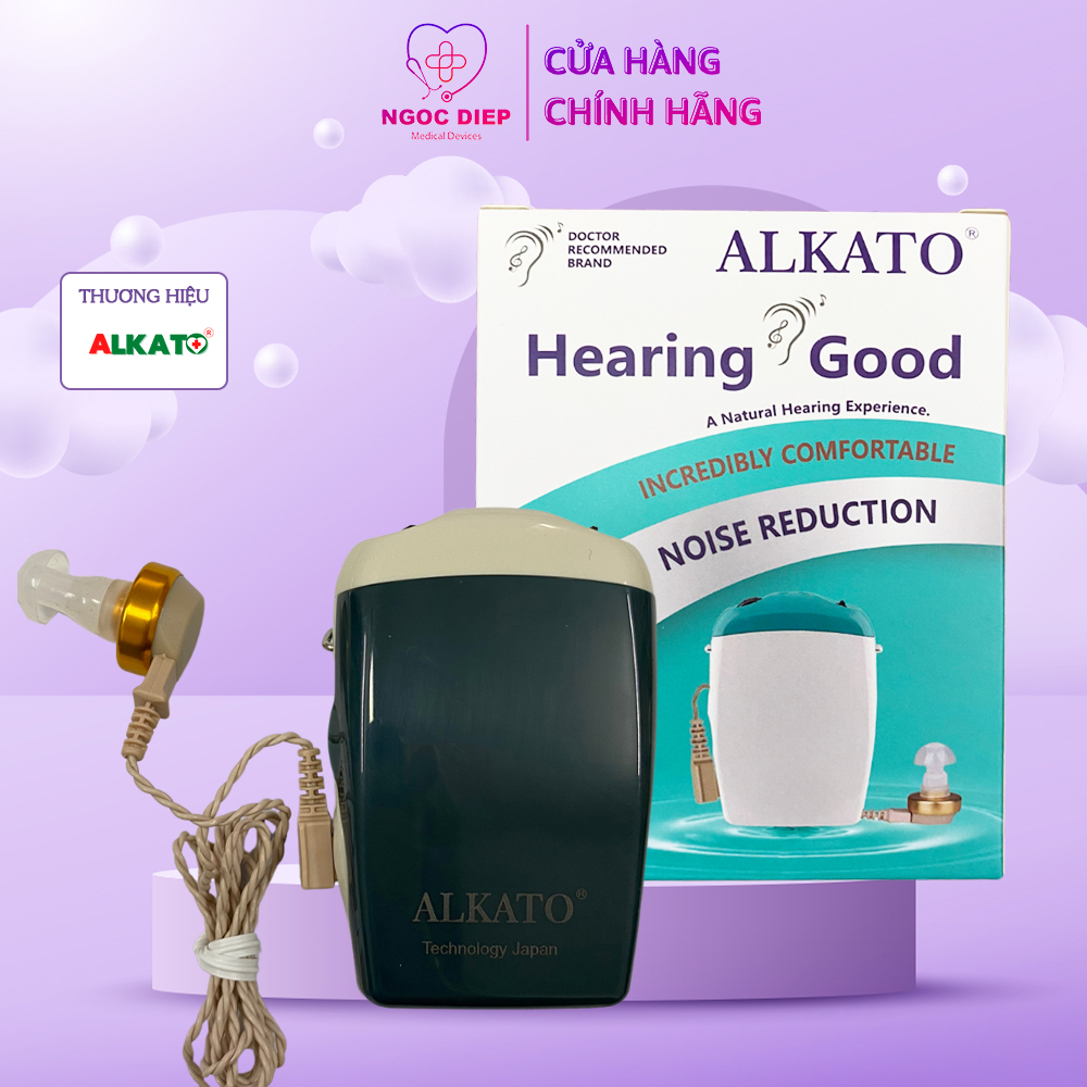 Máy trợ thính ALKATO VT-233 - Tai nghe trợ thính có dây, hỗ trợ thính lực cho người bệnh, người già