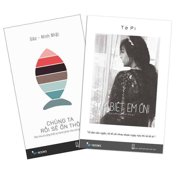 Combo Rồi Sẽ Ổn (2 Cuốn) - Tặng Bookmark Con Cá Bế Khuôn