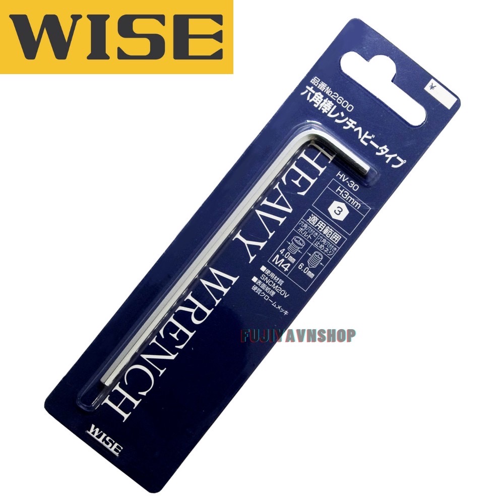 Cờ lê đầu lục giác WISE NO.2600 HV-3