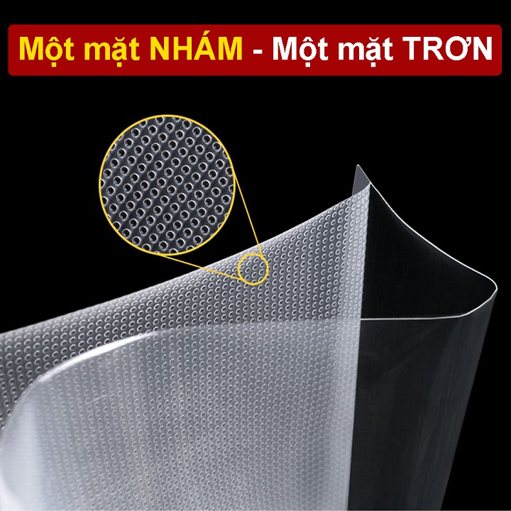 Bộ 50 Túi Hút Chân Không Một Mặt Nhám Kích Thước 15*25 CM Chuyên Dụng, Tiện Lợi