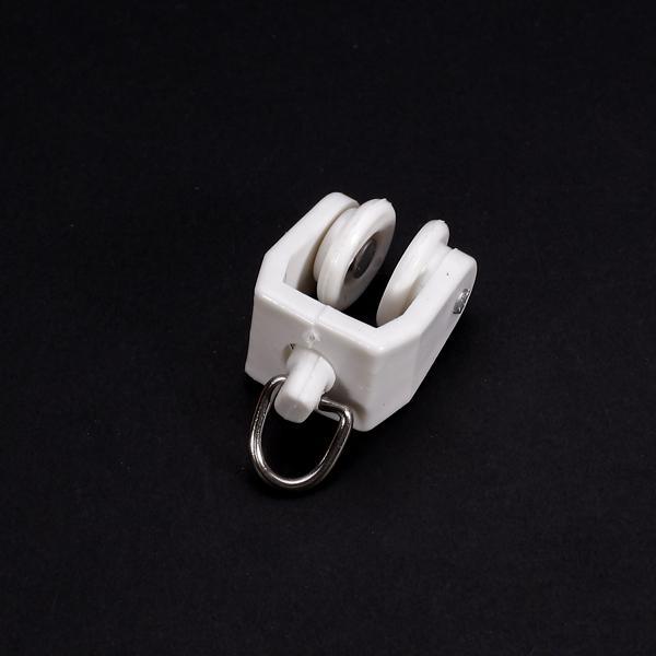 10pcs Curtain Track Glider Drape Rail Runner Gliding Hanger for Hotel