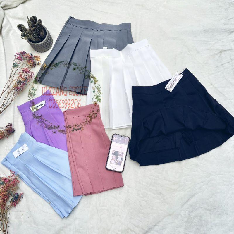 Chân váy tennis xanh mint siêu yêu