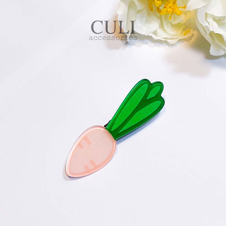 Kẹp mái trái cây ngộ nghĩnh, xinh xắn cho bé gái - Culi.accessories