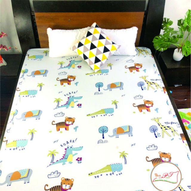 Ga cotton chống thấm thun nano PT vườn thú kem