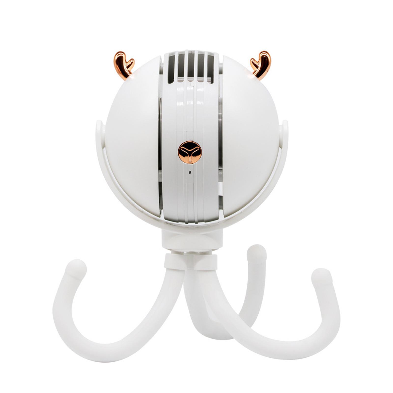 Cute Portable Stroller Fan Handheld Fan for Car Seat Speed