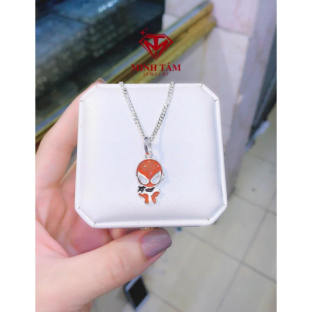 Mặt dây chuyền bạc ta cho bé trai hình siêu nhân