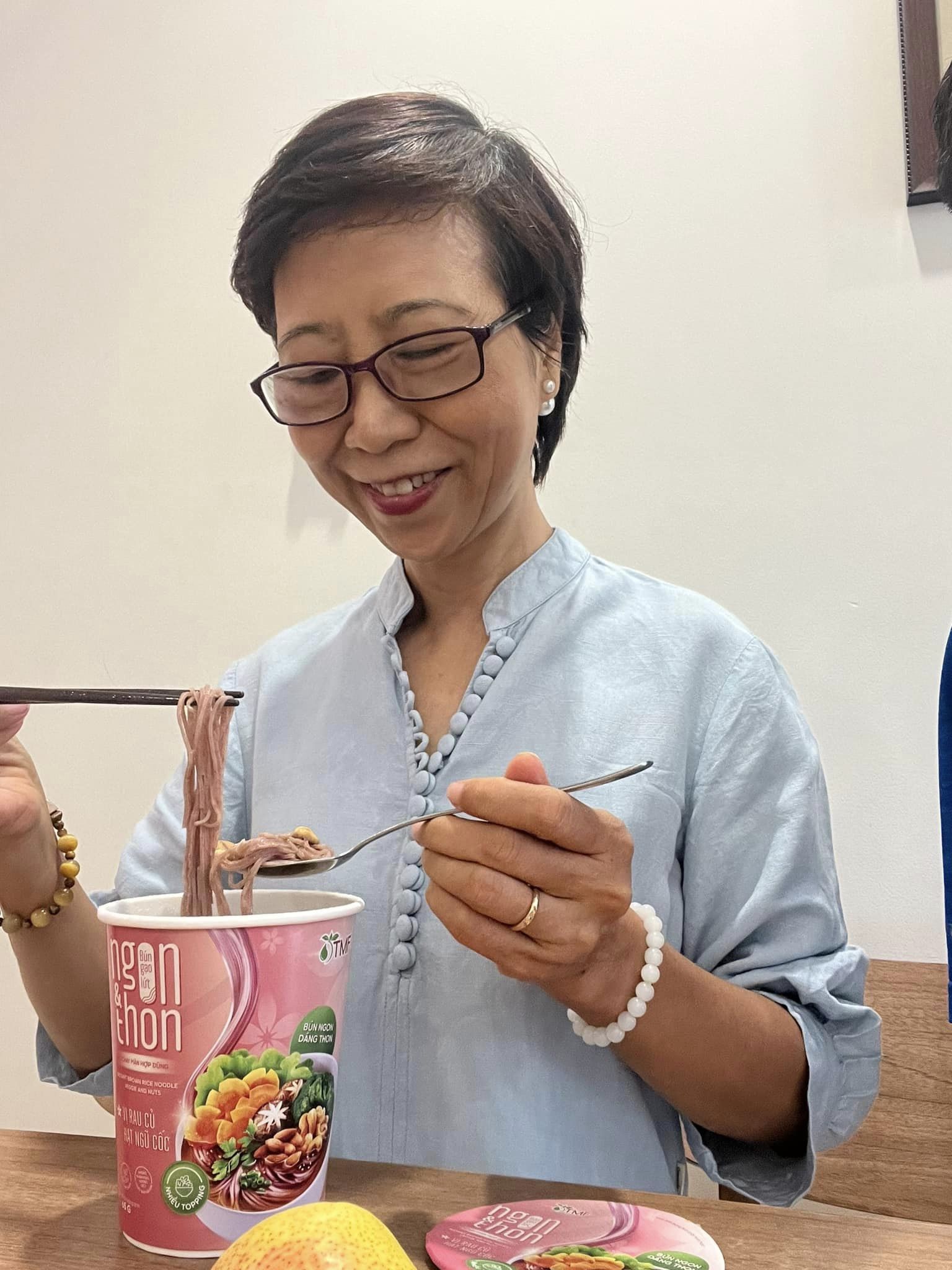 Thùng 12 bún tảo xoắn + 12 bún rau củ gạo lứt ăn liền NGON & THON eatclean giảm cân TÂM MINH FOODS