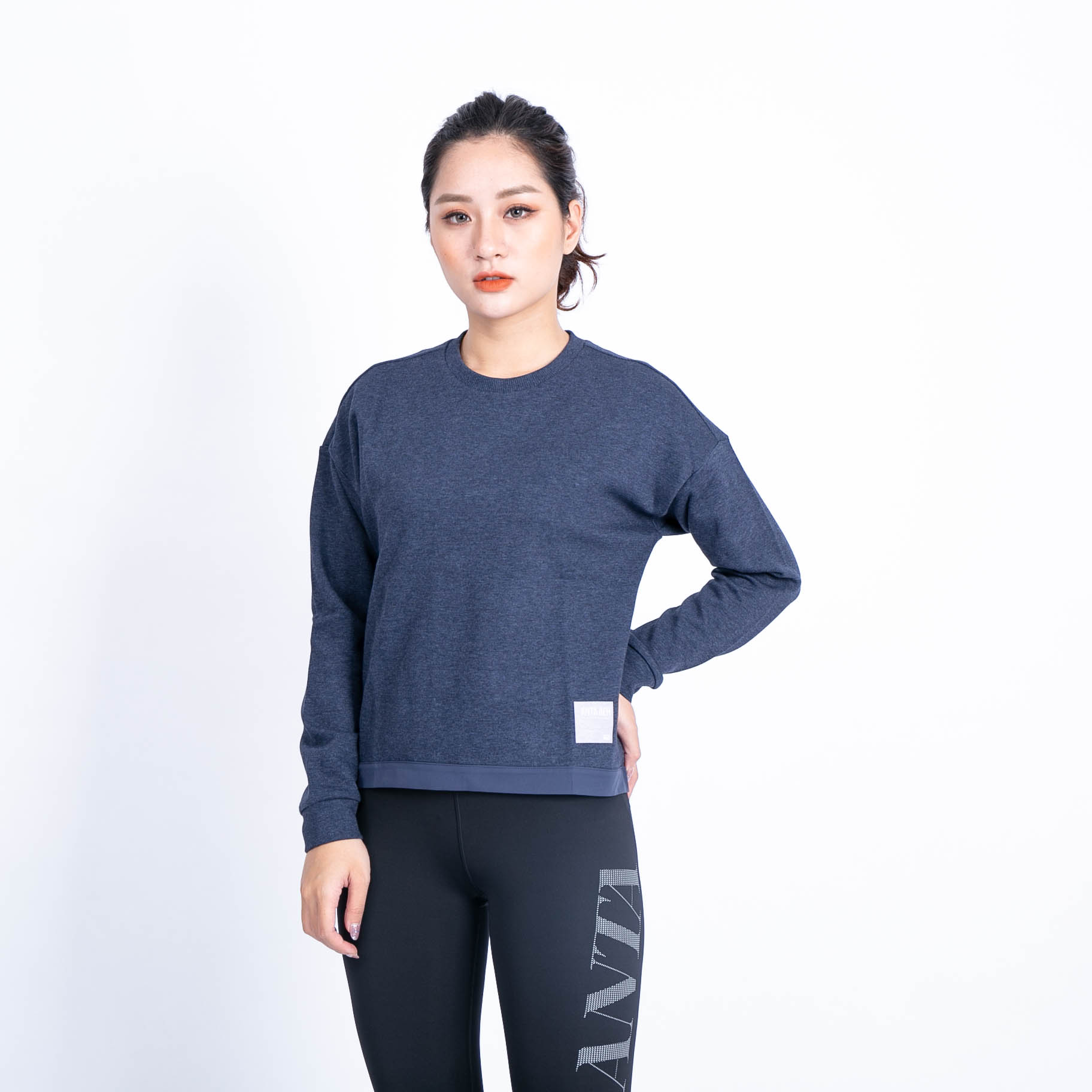 Áo thể thao dài tay nữ Anta 86937702-4 - Denim