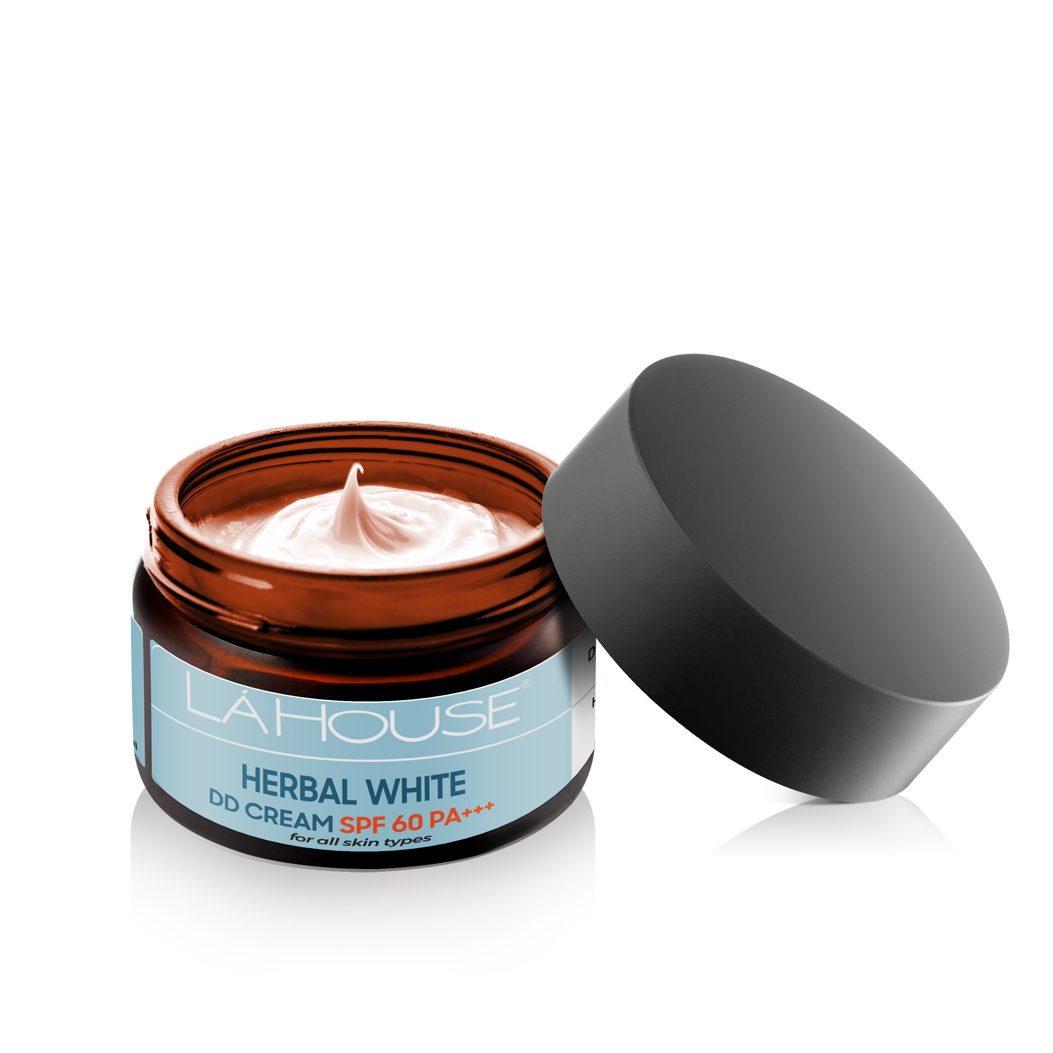 Kem dưỡng ngày trắng da,làm sáng da,ngăn ngừa lão hóa da Lá House Herbal White DD Cream SPF 60PA+++ 10ml/30ml