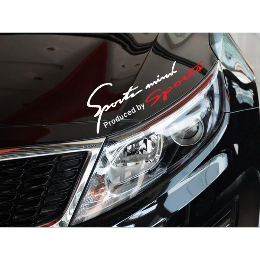 Decal trang trí tường / Xe - Chữ Sports