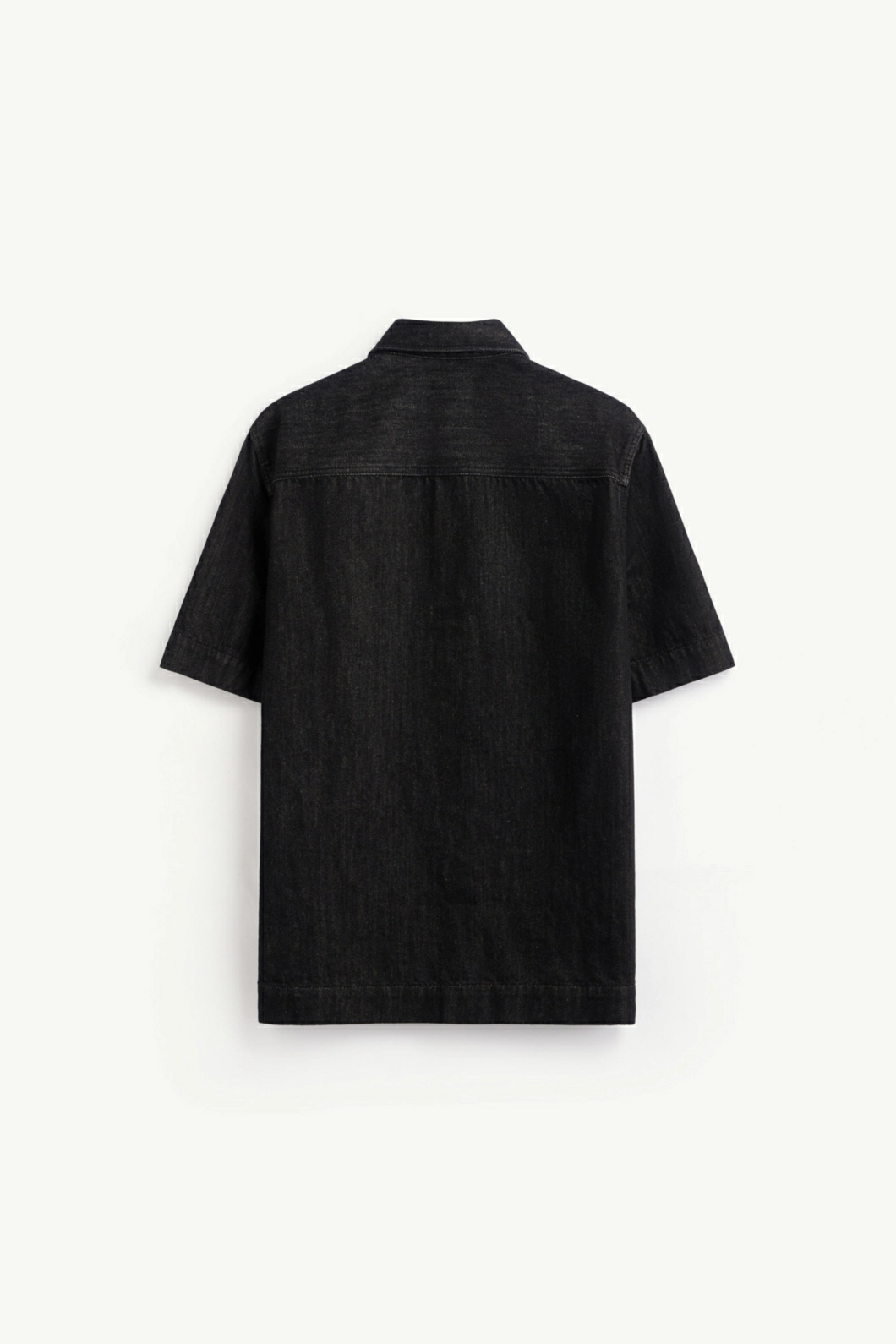 Áo Sơ Mi Denim Nam ROUTINE Tay Ngắn Thêu Chữ Form Regular - 10S24DSH001 | LASTORE MENSWEAR