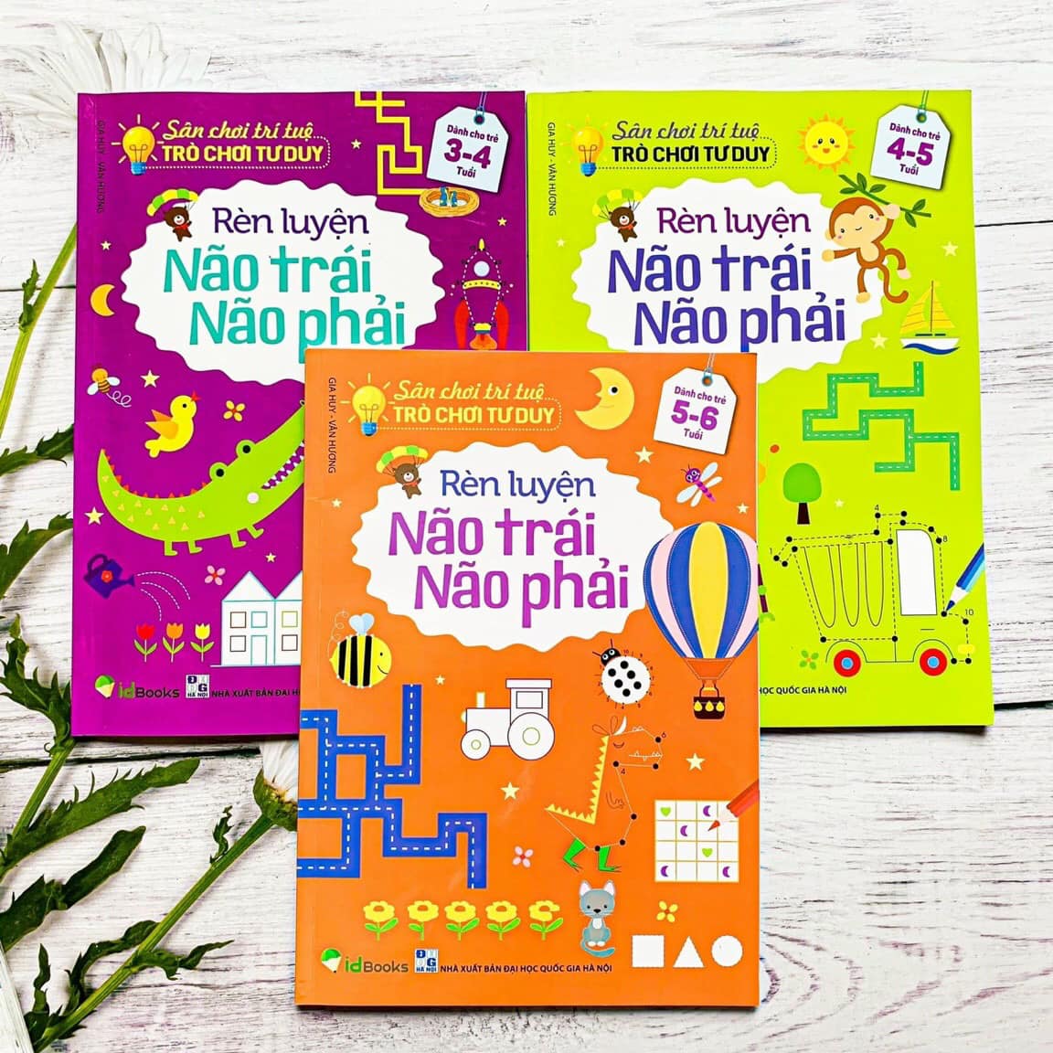 Não phải - não trái set 3 cuốn