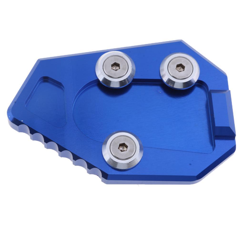 Blue Heavy Duty Motorbike Kickstand Stand Extension Plate for  CB1000R