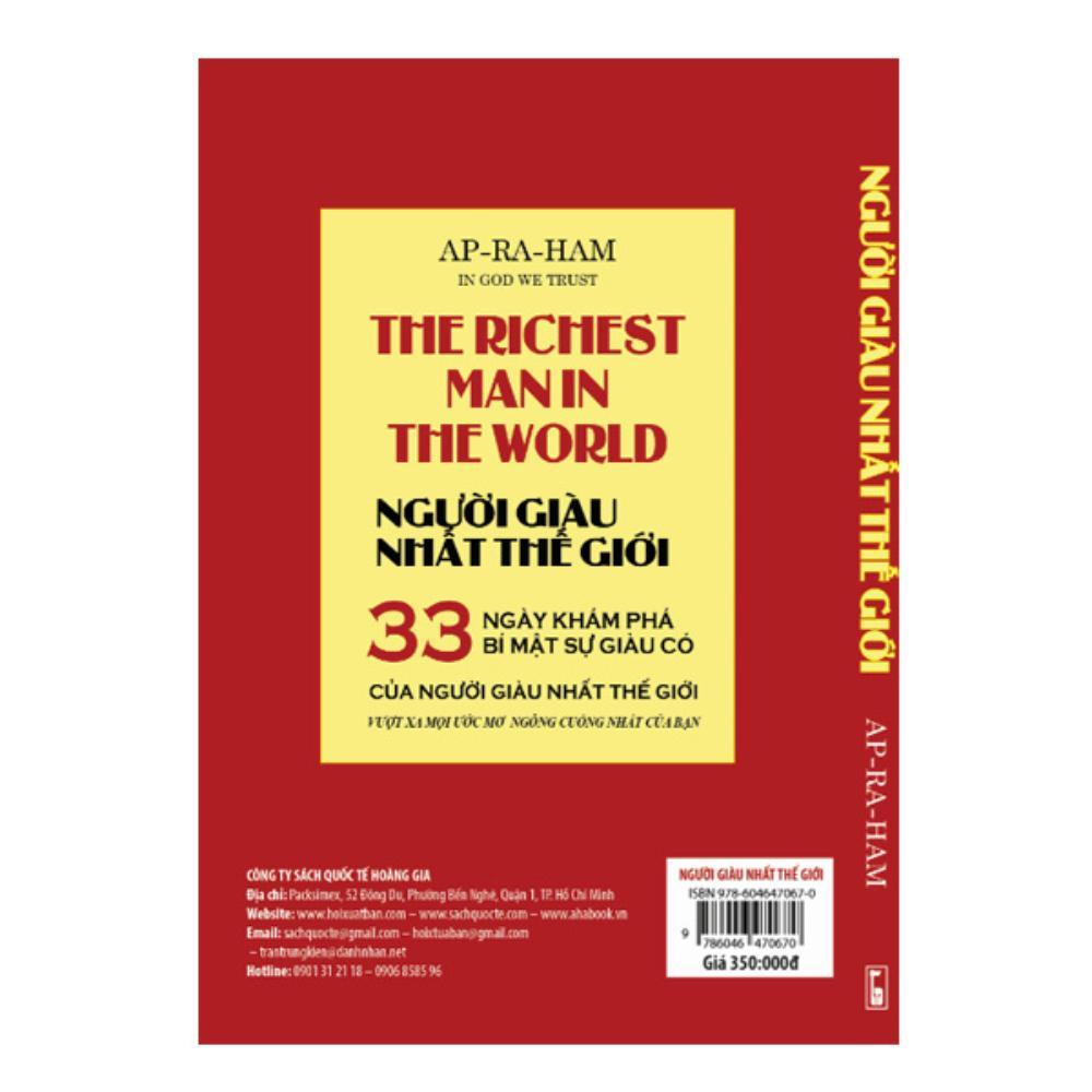 Sách - Người Giàu Nhất Thế Giới (AP-RA-HAM) - Sbooks
