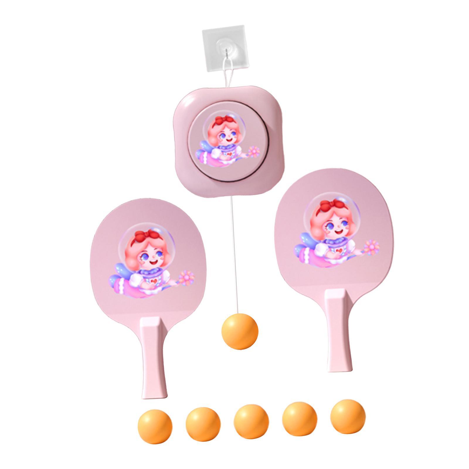Hanging Table Tennis Trainer Set Training Device for Beginners Children Kids