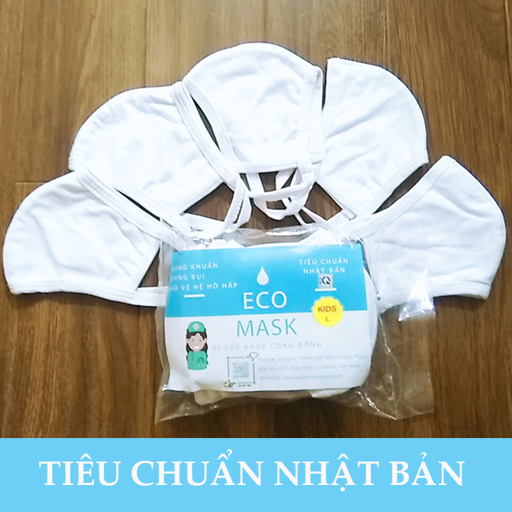 Khẩu trang vải Eco chống bụi mịn xử lý bằng công nghệ Nhật Bản bảo vệ đường hô hấp – M007