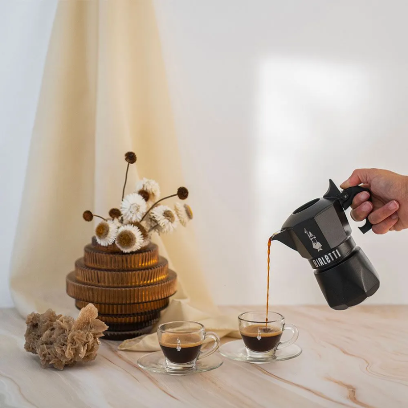 ẤM PHA CÀ PHÊ BIALETTI BRIKKA NOIR